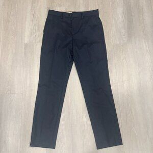 Vitale Barberis Canonico Banana Republic Mens Wool Slacks 30x32 Navy Dress Pants